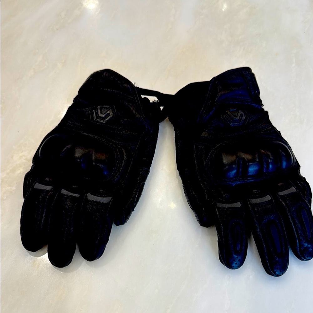 REAX Castor Air Leather Black Tactical Gloves
